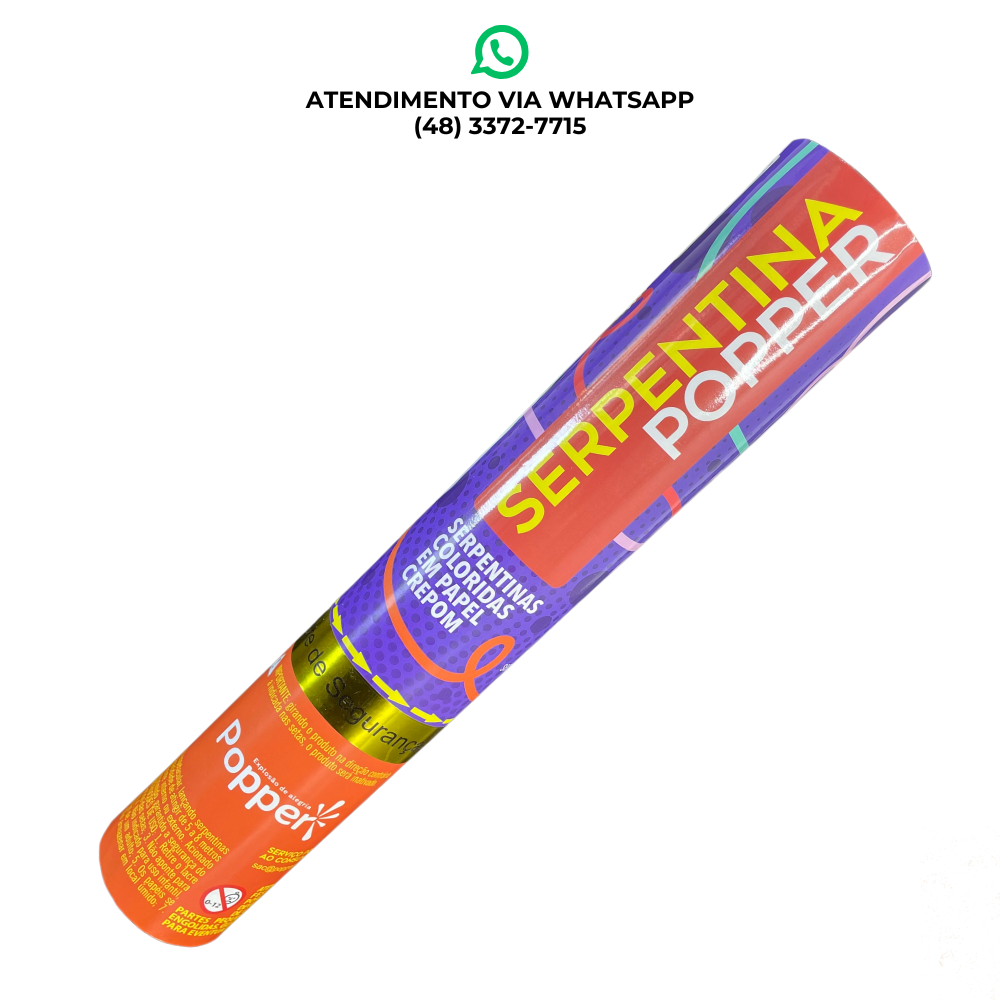 SERPENTINAS COLORIDAS EM PAPEL CREPOM