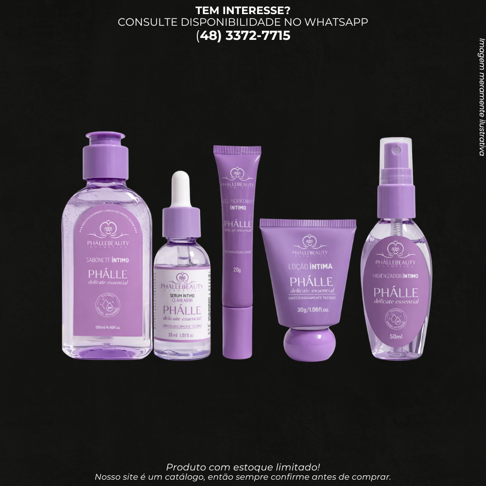 Kit Cuidados Íntimos Completo com Produtos de Higiene Pessoal
