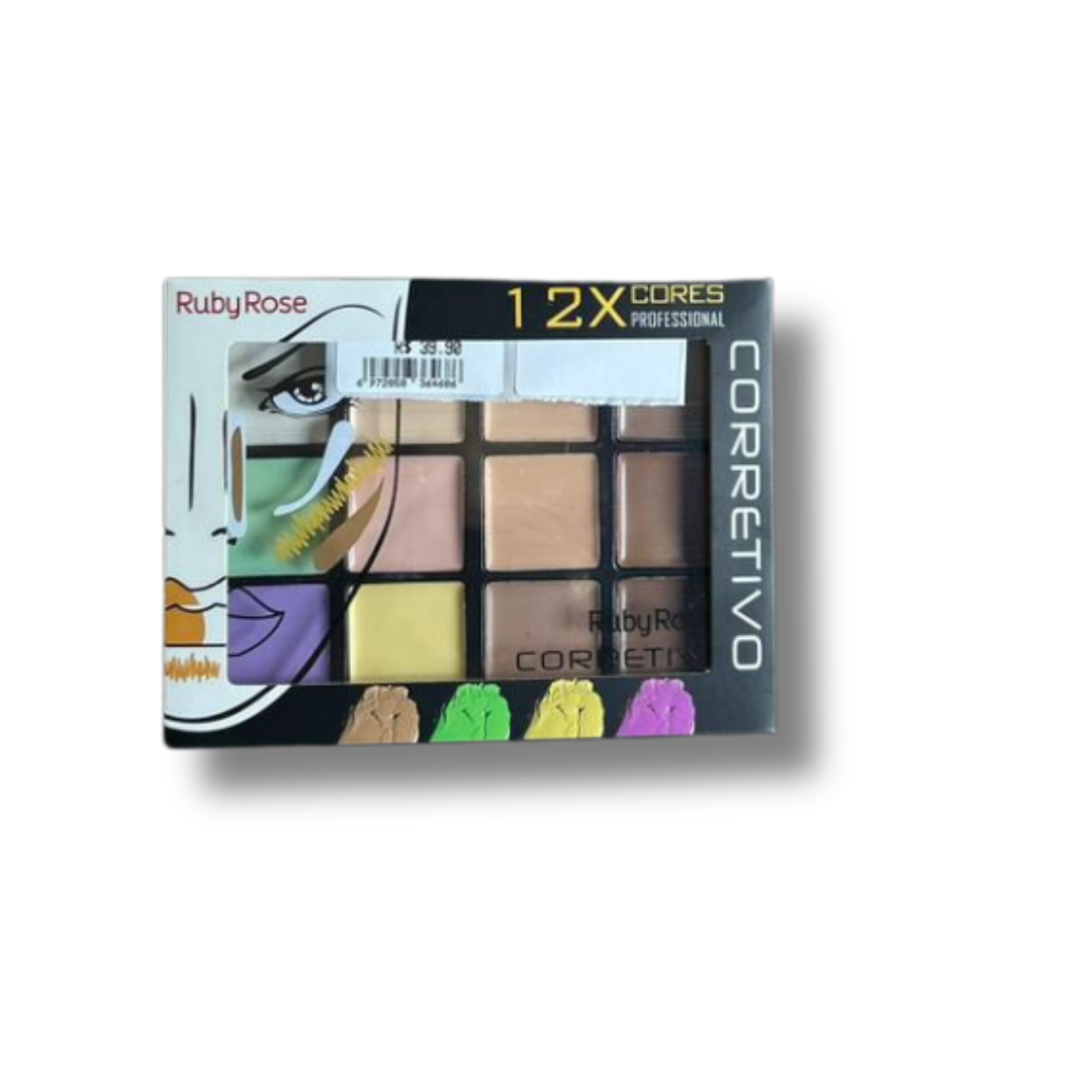 PALETA DE CORRETIVO 2 CORES
