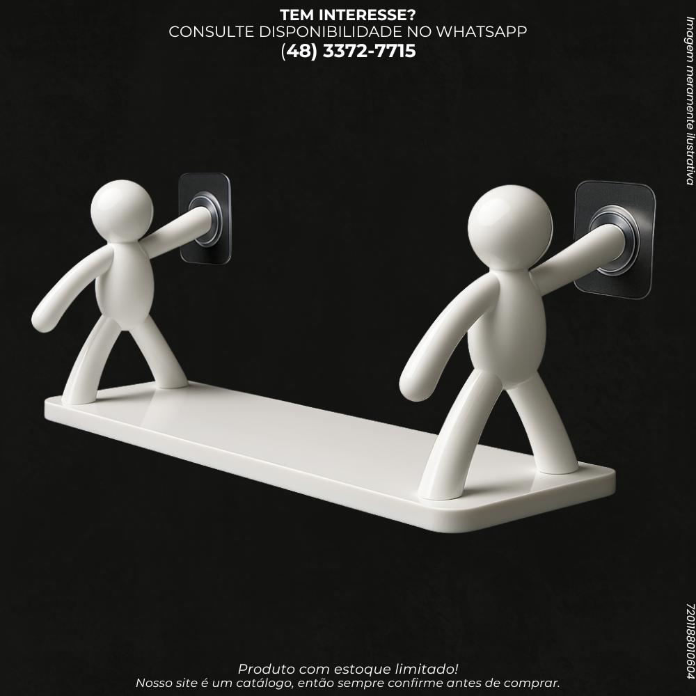 Prateleira Decorativa Adesiva Bonecos Suporte