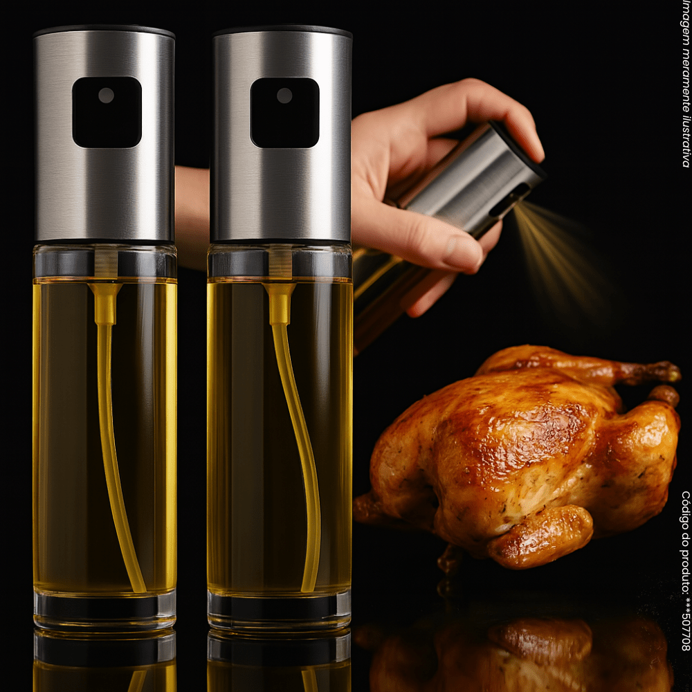 Borrifador de Óleo Inox – Ideal para Cozinhar com Precisão - G POWER