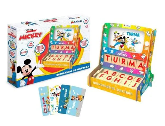 BRINCANDO DE SOLETRAR MICKEY DISNEY
