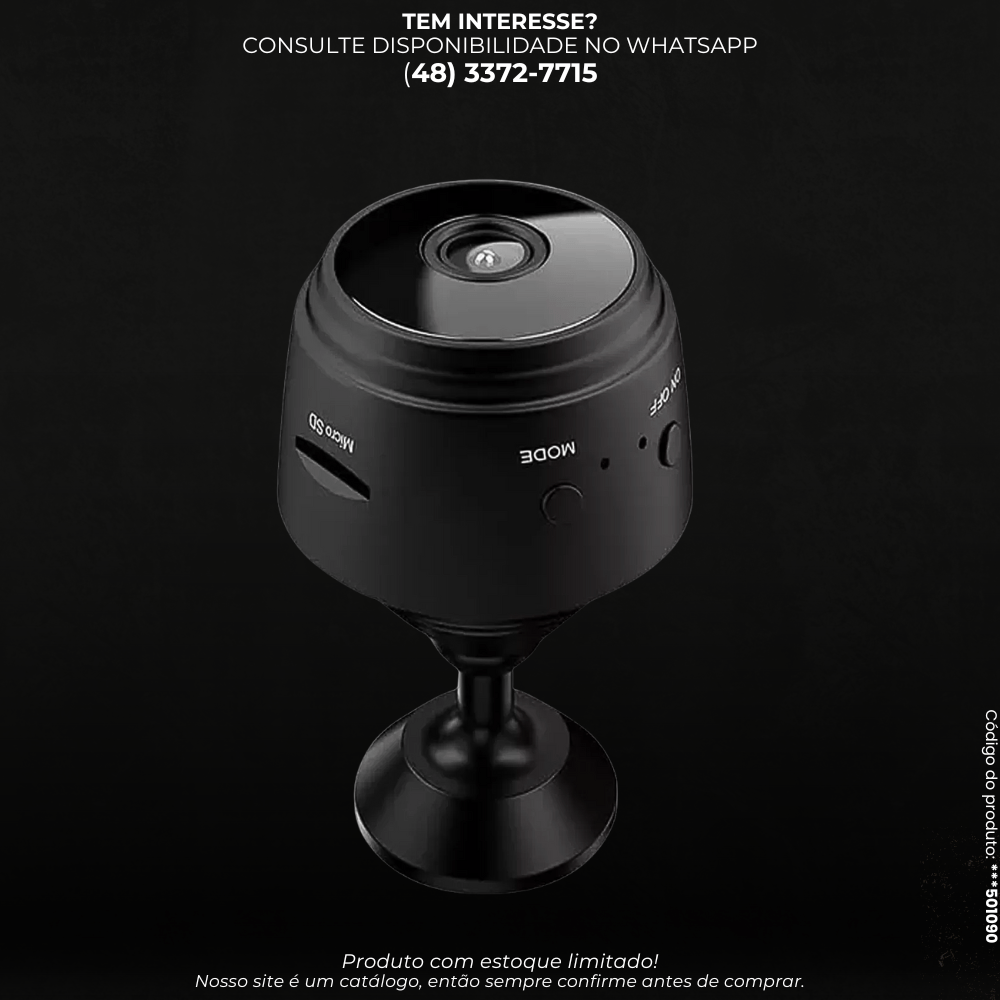 Câmera Wi - Fi HD de Segurança com Suporte - G POWER