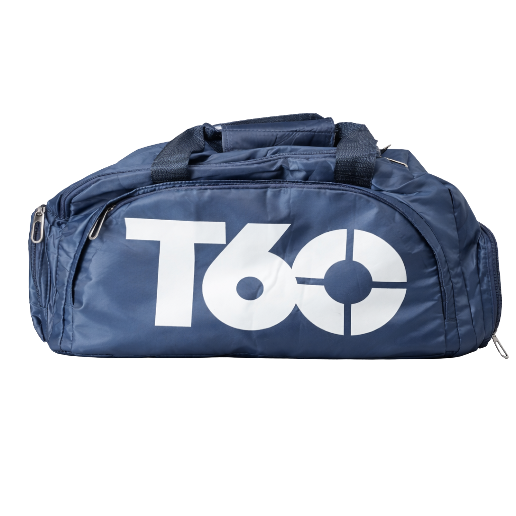 Bolsa Esportiva Azul com Alça e Zíper