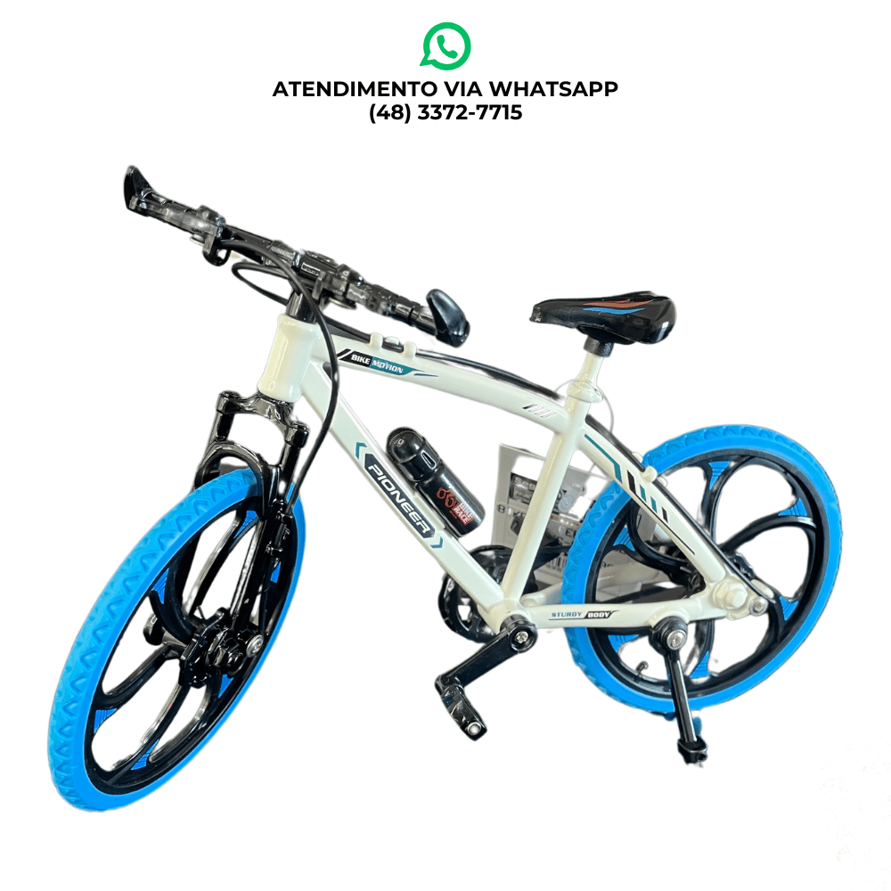 Mini Bicicletas Esportivas de Coleção – Modelos Speed e MTB com Pedal Giratório - G POWER