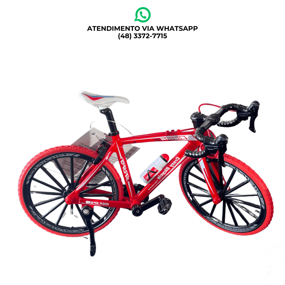 Mini Bicicletas Esportivas de Coleção – Modelos Speed e MTB com Pedal Giratório - G POWER