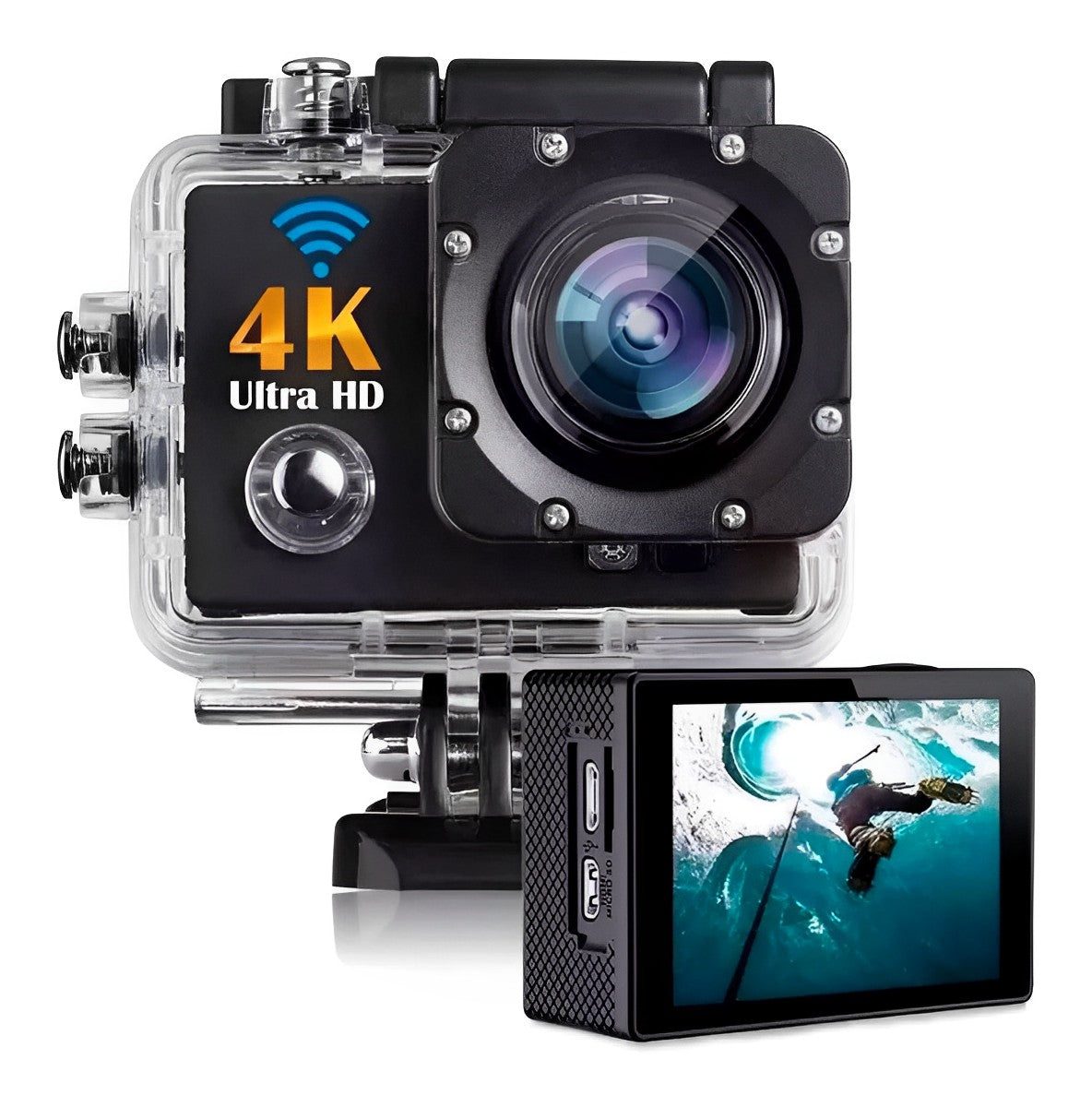 Câmera Filmadora Sport 4k Ultra Hd - G POWER 